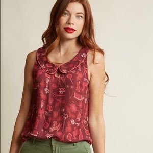 ModCloth Just as Imagined Top in Curiosity